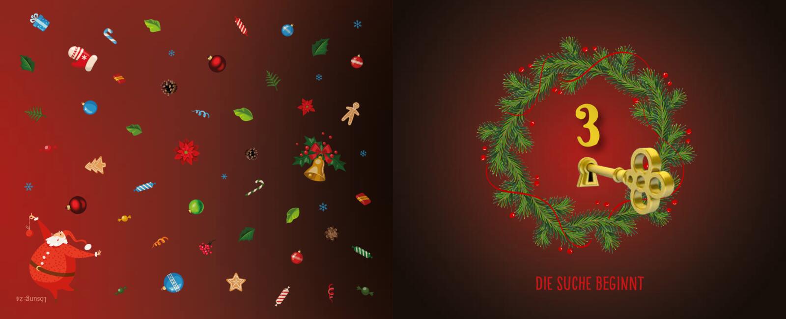 Escape Room Adventskalender. Weihnachtliche Schnitzeljagd