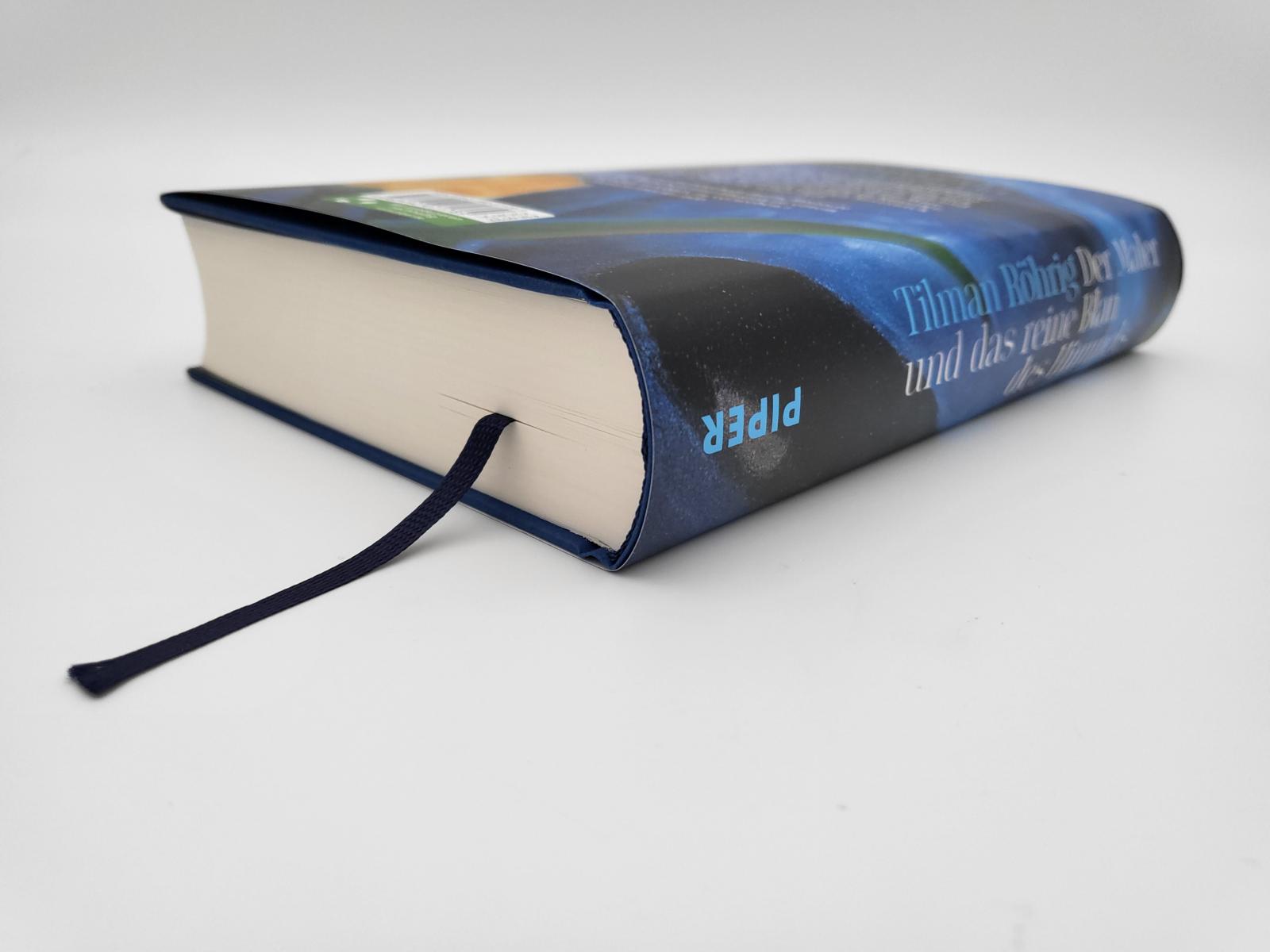 Der Maler und das reine Blau des Himmels