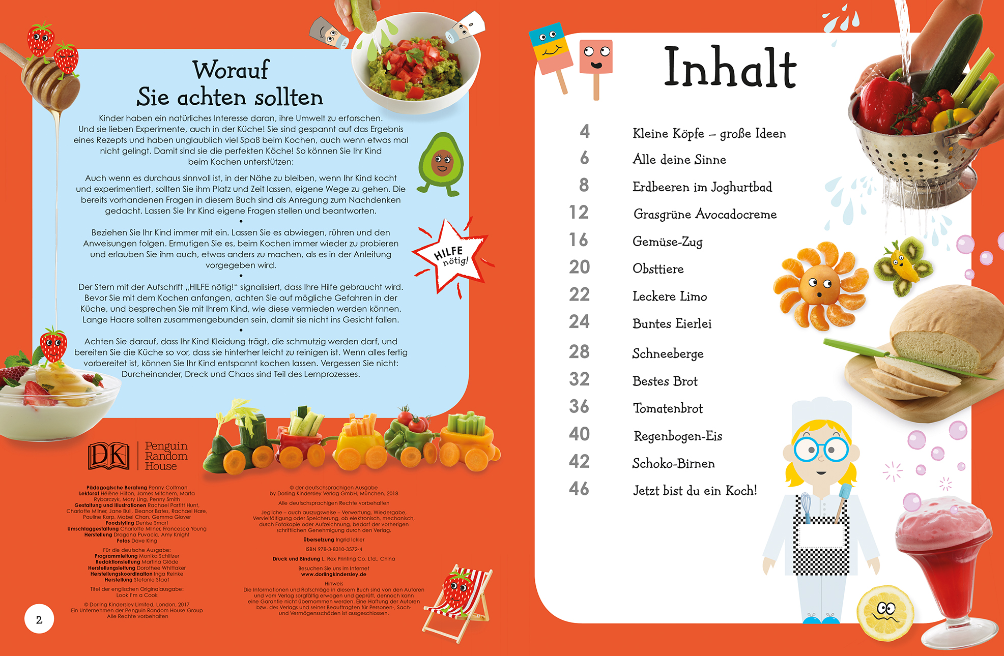 Wie macht man Regenbogen-Eis?