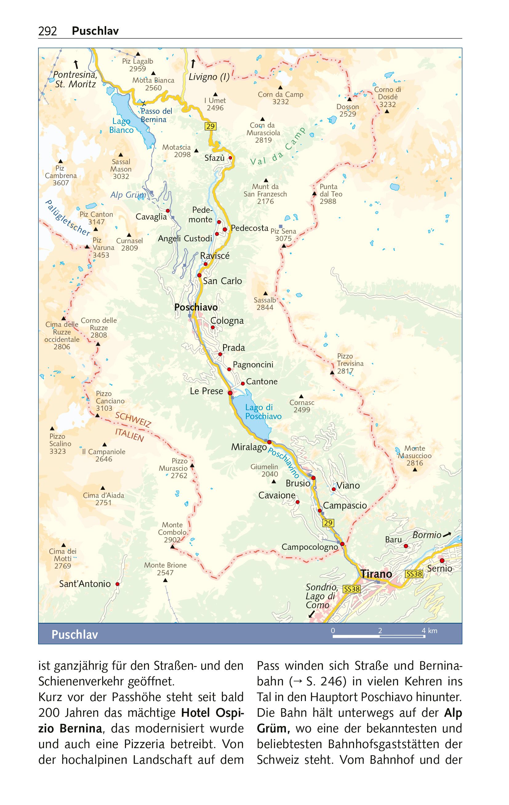 TRESCHER Reiseführer Graubünden