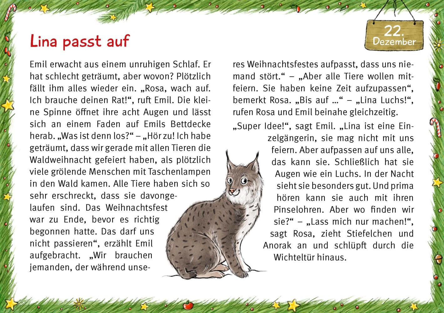 Wichtel Emil und die Waldtiere. 24 Geschichten zum Vorlesen im Advent. Für Kinder von 3 bis 6