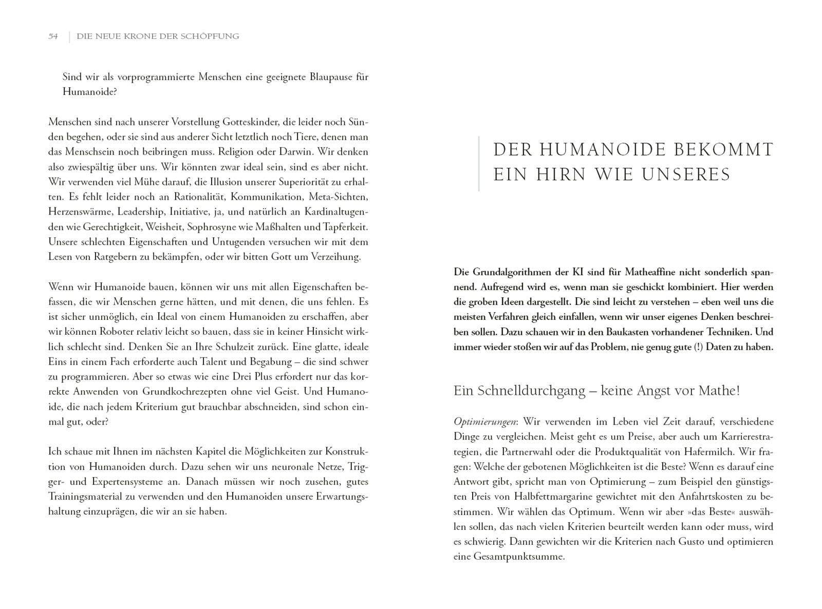 Die neue Krone der Schöpfung