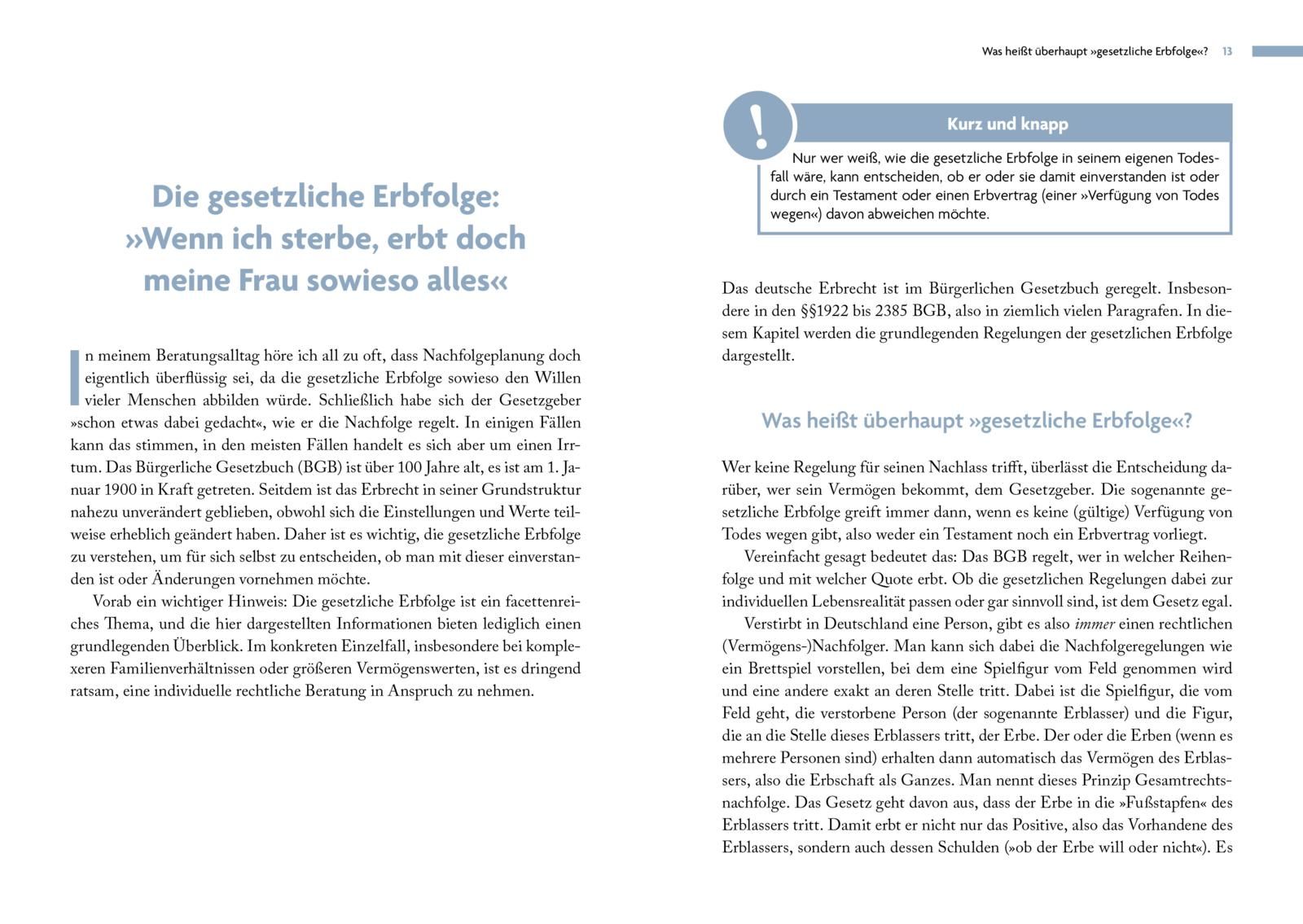 Richtig erben und vererben