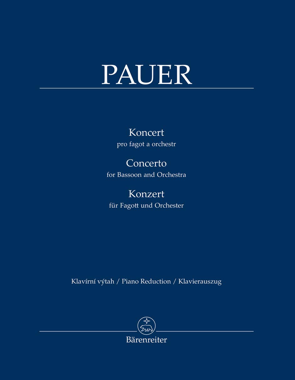 Konzert für Fagott und Orchester. Klavierauszug, Stimme (1)