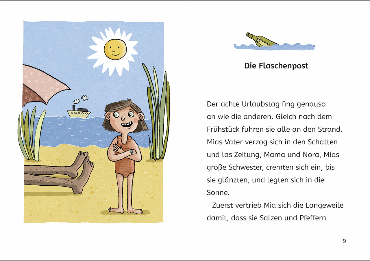 Flaschenpost und Meeresrauschen