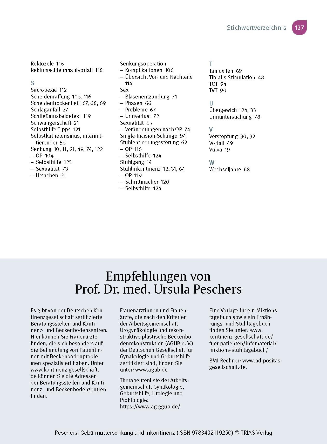 Frauengesundheit: Gebärmuttersenkung und Inkontinenz