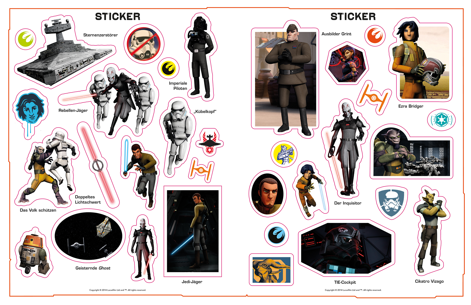 Star Wars Rebels™ Das große Stickerbuch