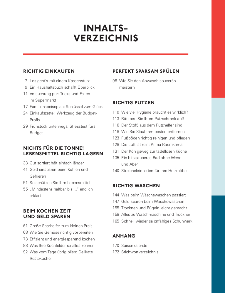 Der Stiftung Warentest Haushalts-Check