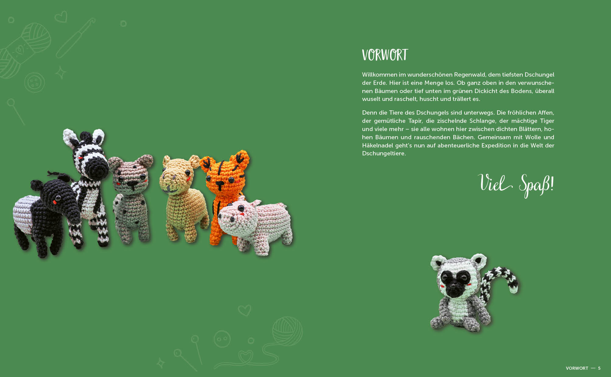 Sweet Minis häkeln – 23 wilde Dschungeltiere