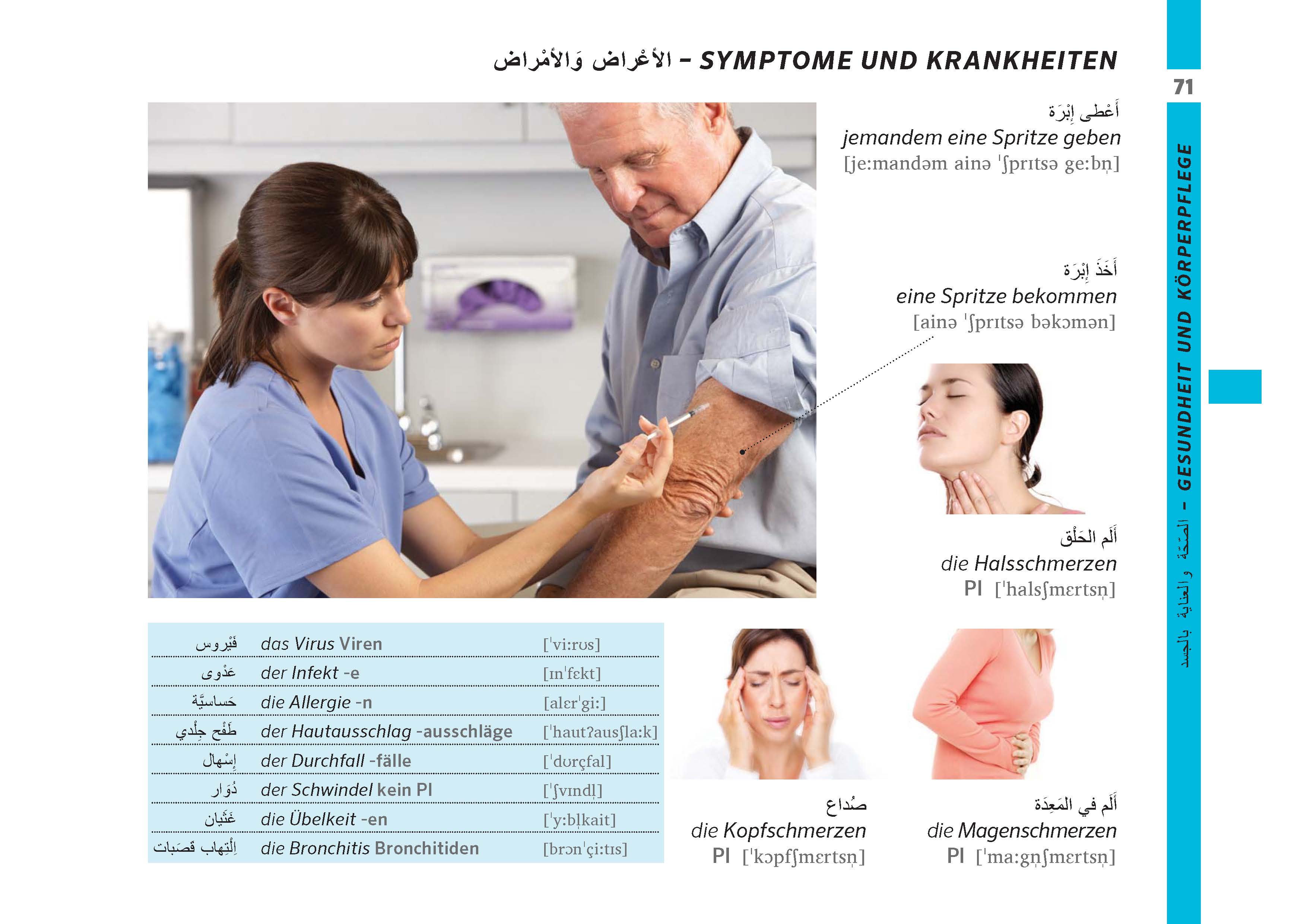 PONS Bildwörterbuch Deutsch (Ausgangssprache Arabisch)