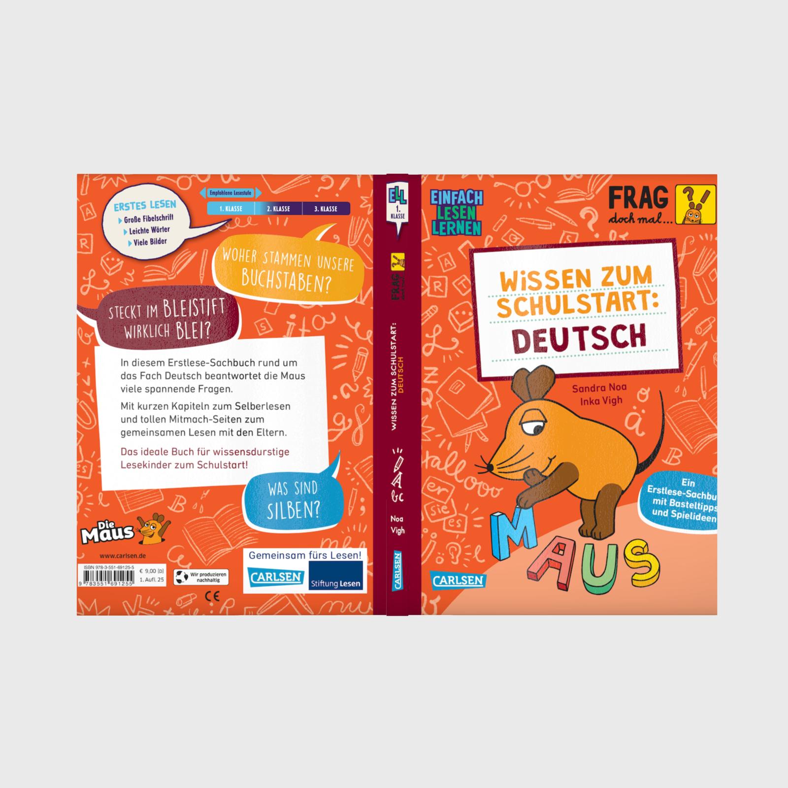 Frag doch mal ... die Maus: Wissen zum Schulstart: Deutsch