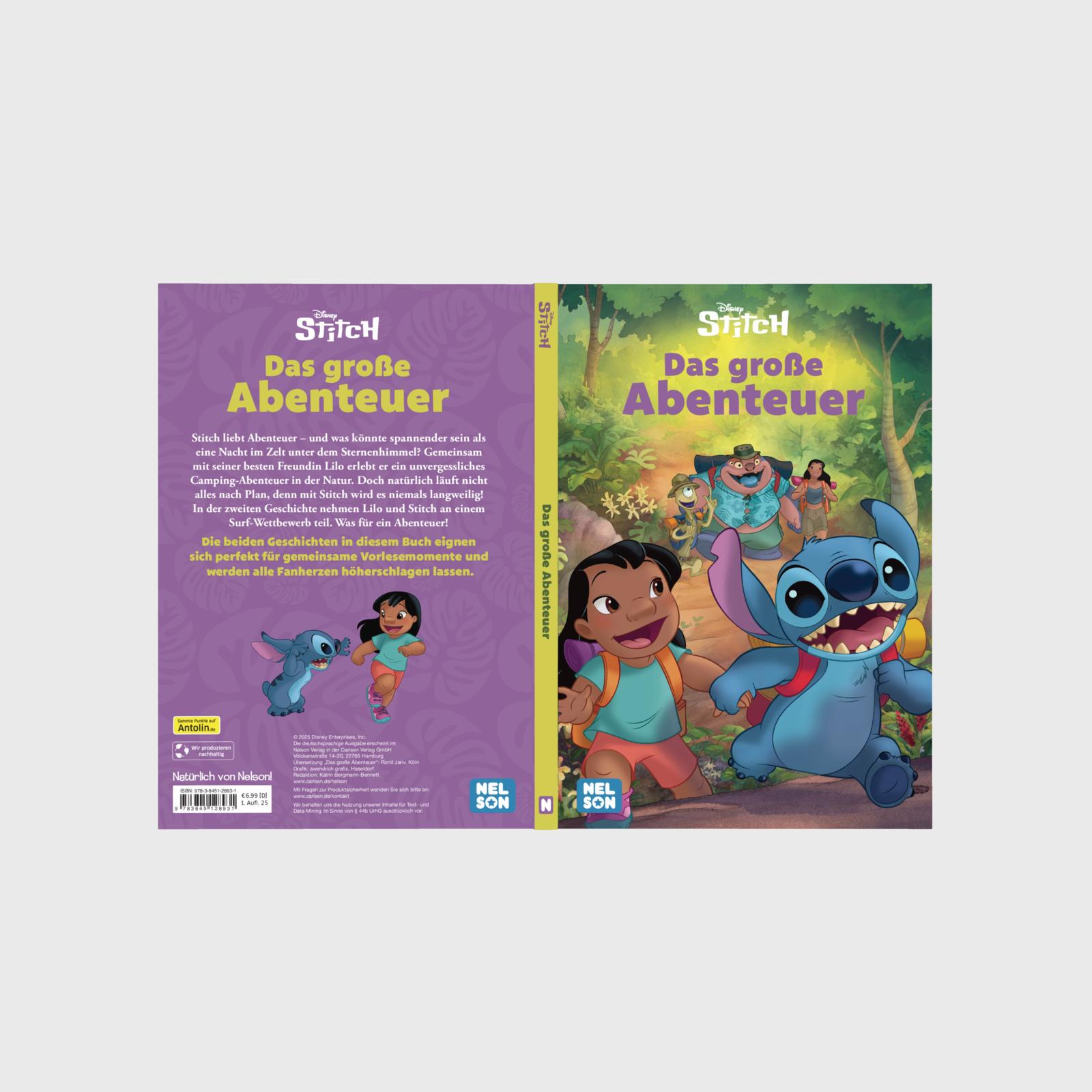 Disney Vorlesebuch: Stitch: Das große Abenteuer