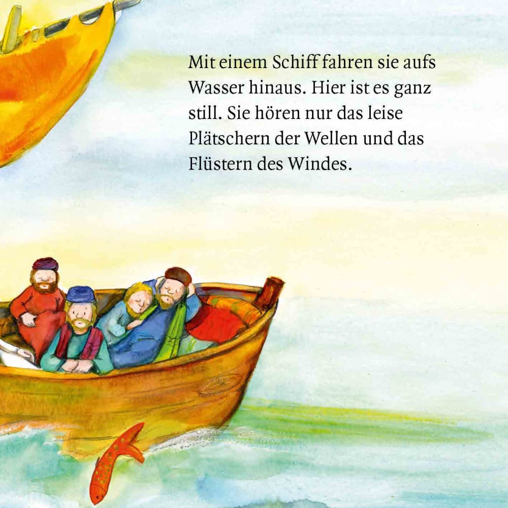 Die wunderbare Brotvermehrung. Mini-Bilderbuch.