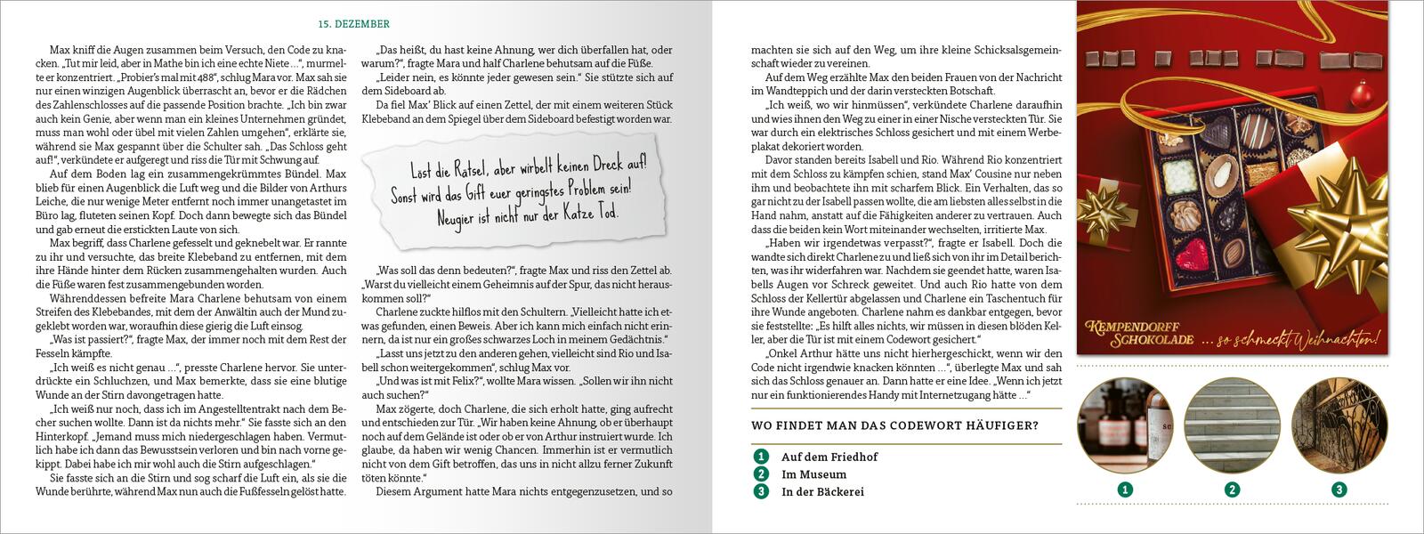 Ein Toter zur Bescherung