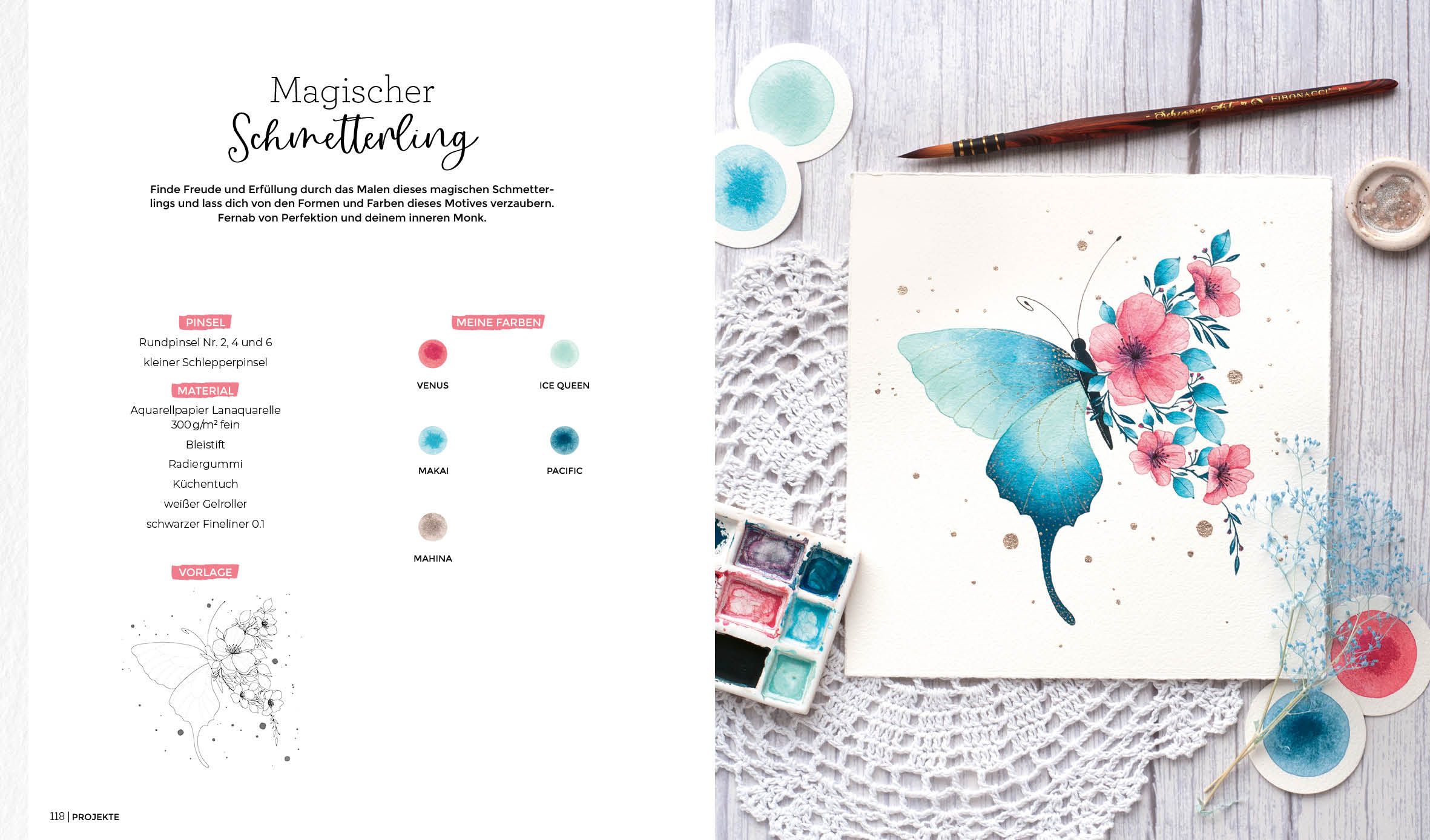 Watercolor – Fabelhafte Blütenwelten