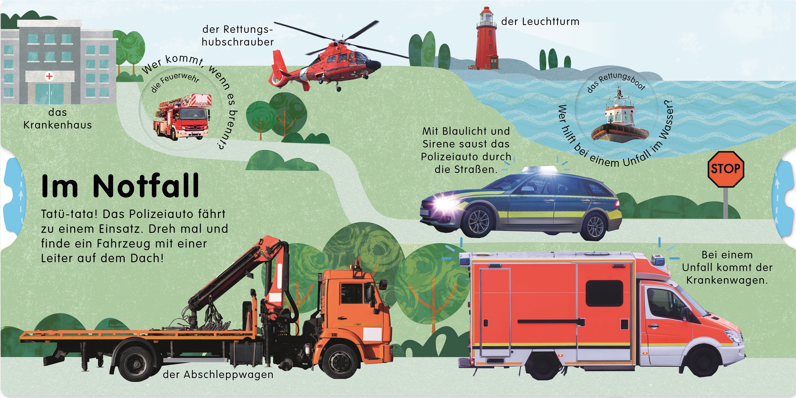 Erstes Lernen Drehen. So viele Fahrzeuge