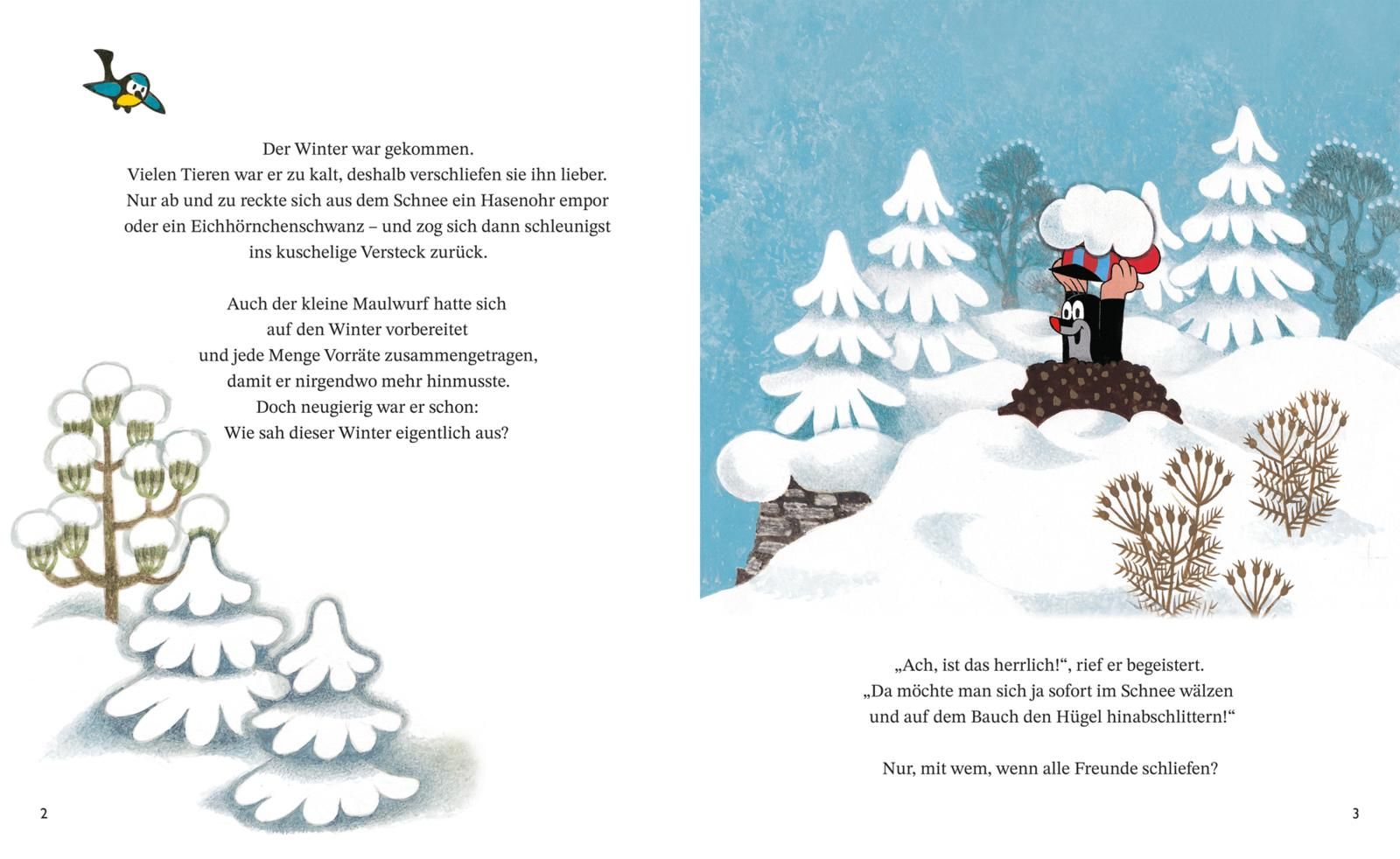 Der kleine Maulwurf und der Schneemann