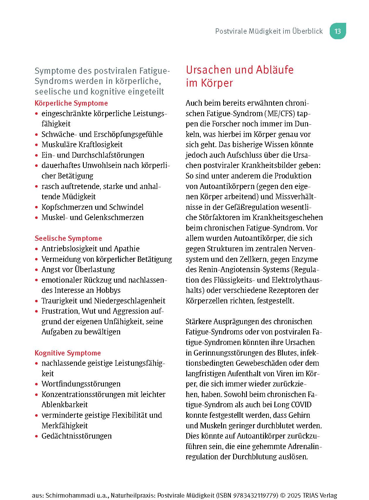 Naturheilpraxis: Postvirale Müdigkeit