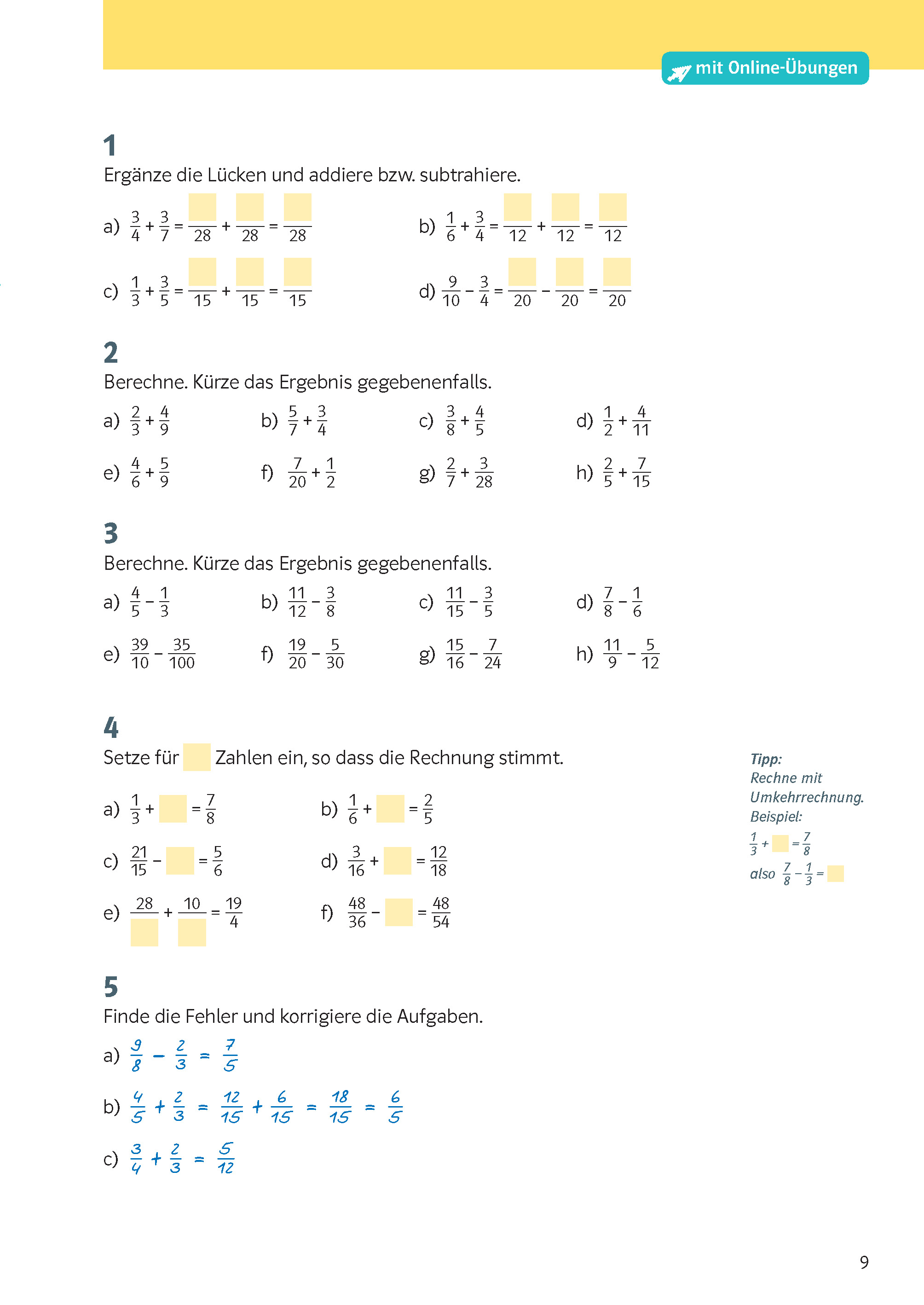 Klett KomplettTrainer Gymnasium Mathematik 7. Klasse