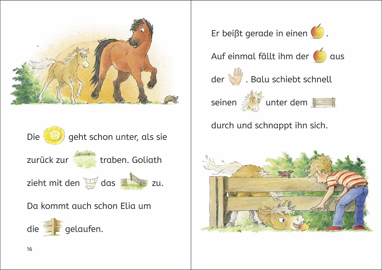 Lesenlernen in 3 Schritten - Die schönsten Pferdegeschichten