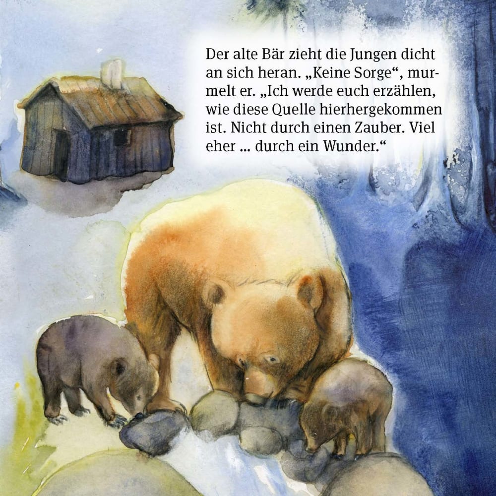 Korbinian und der Bär. Mini-Bilderbuch
