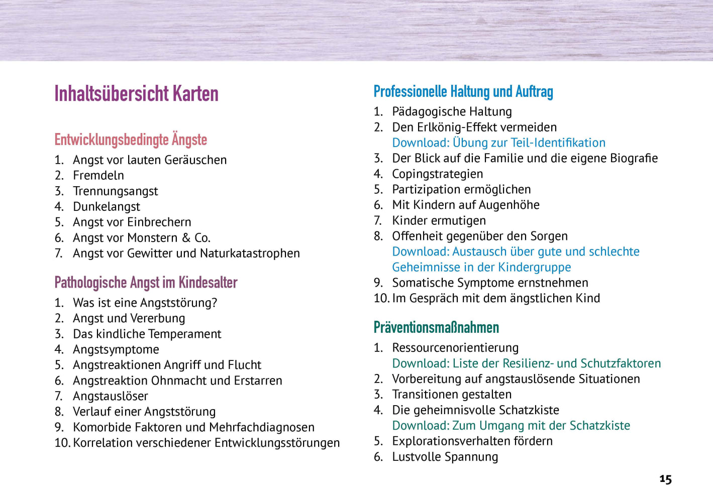 Kinderängste wahrnehmen, verstehen und begleiten in der Kita