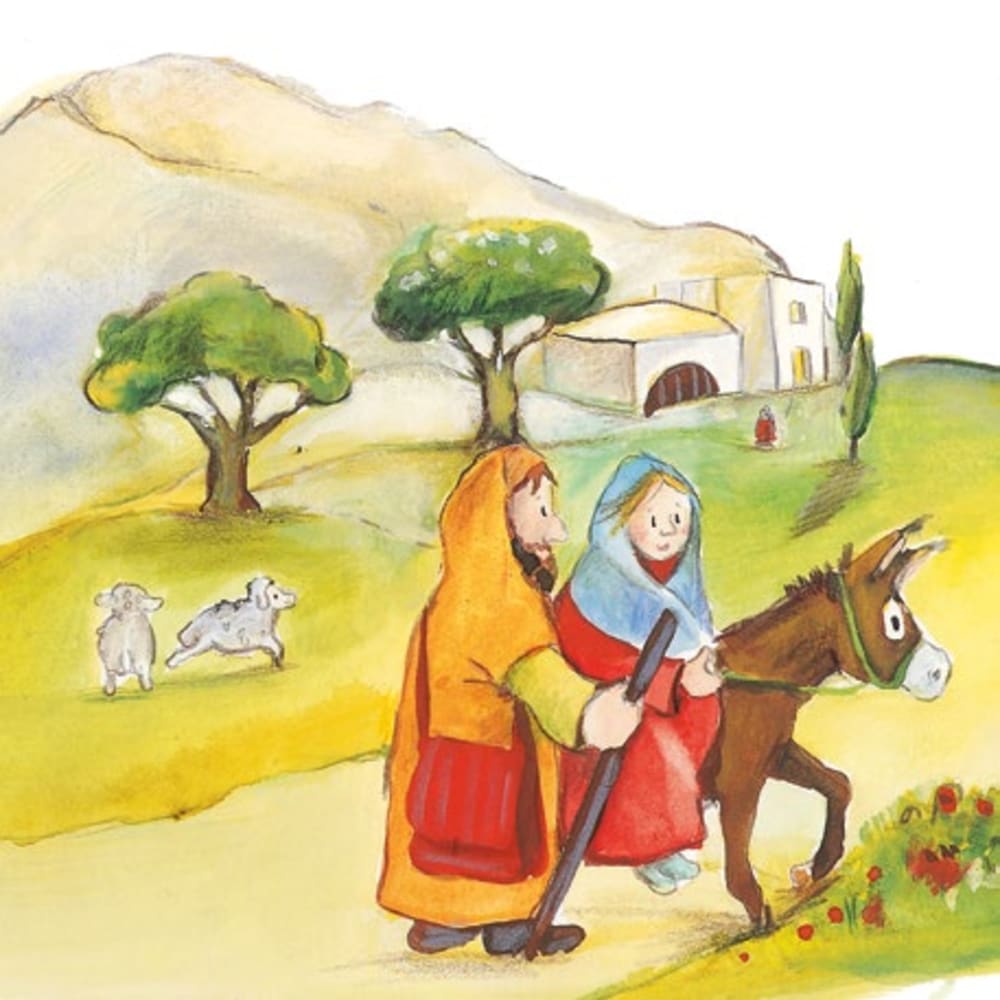 Jesus wird geboren. Mini-Bilderbuch.