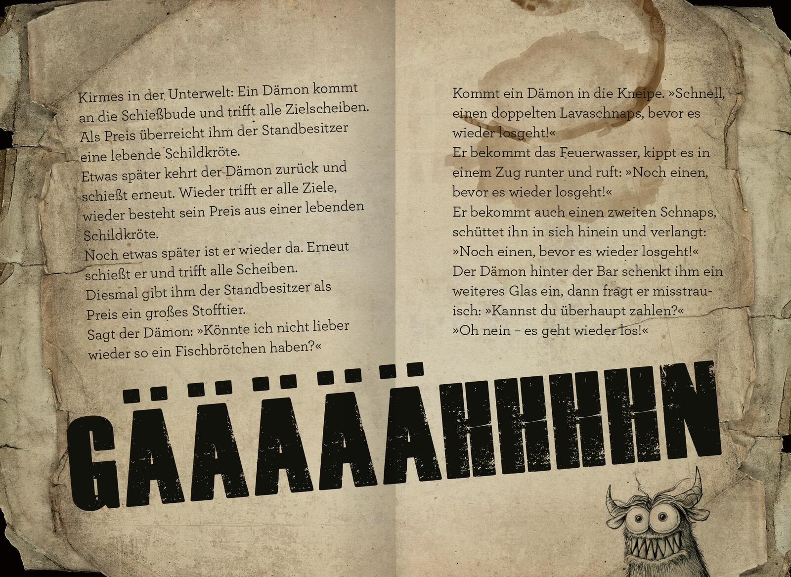 Verflucht witzig!
