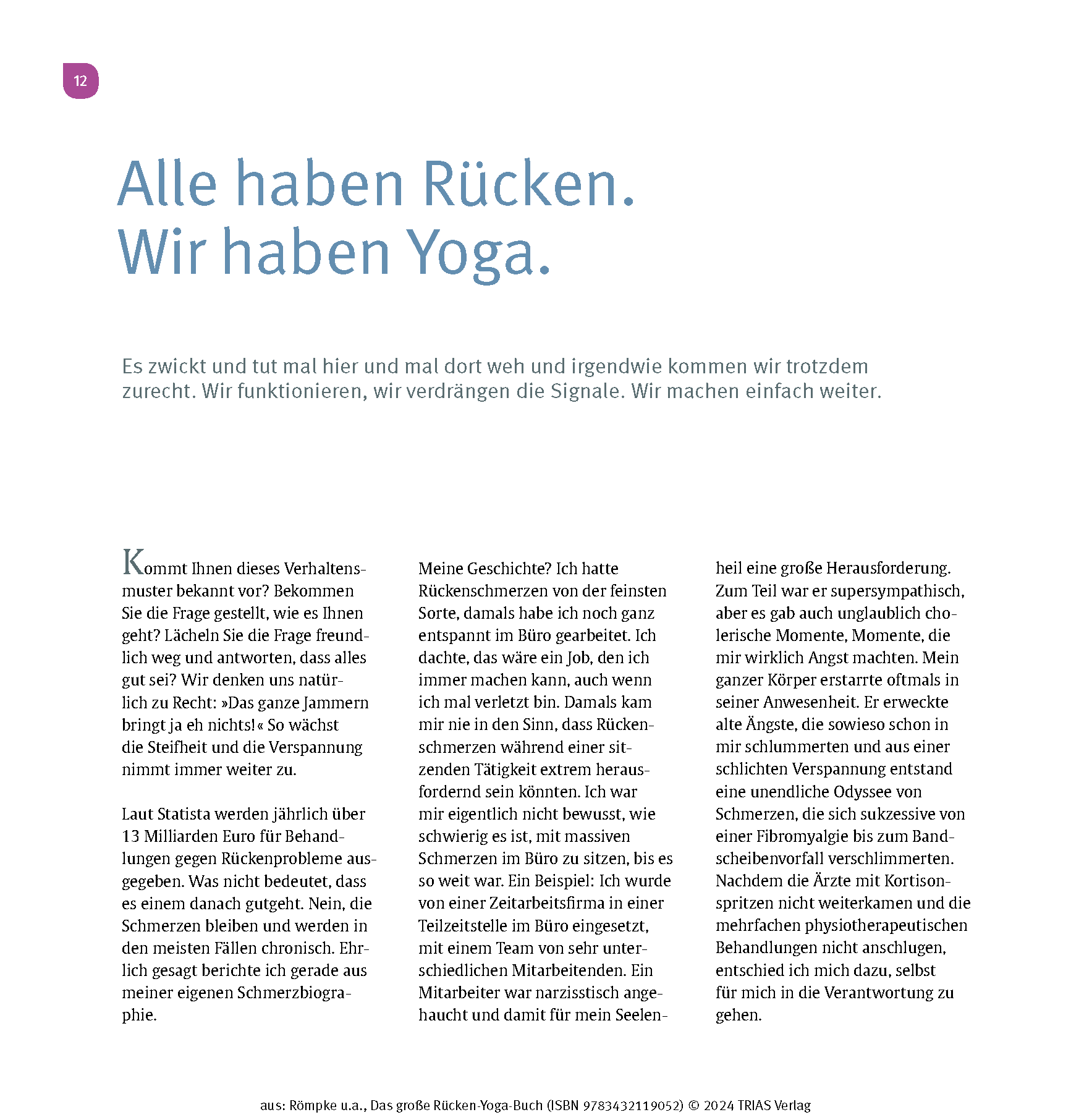 Das große Rücken-Yoga-Buch