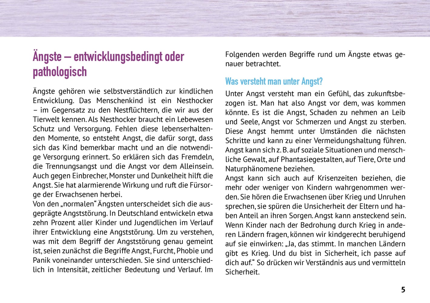 Kinderängste wahrnehmen, verstehen und begleiten in der Kita