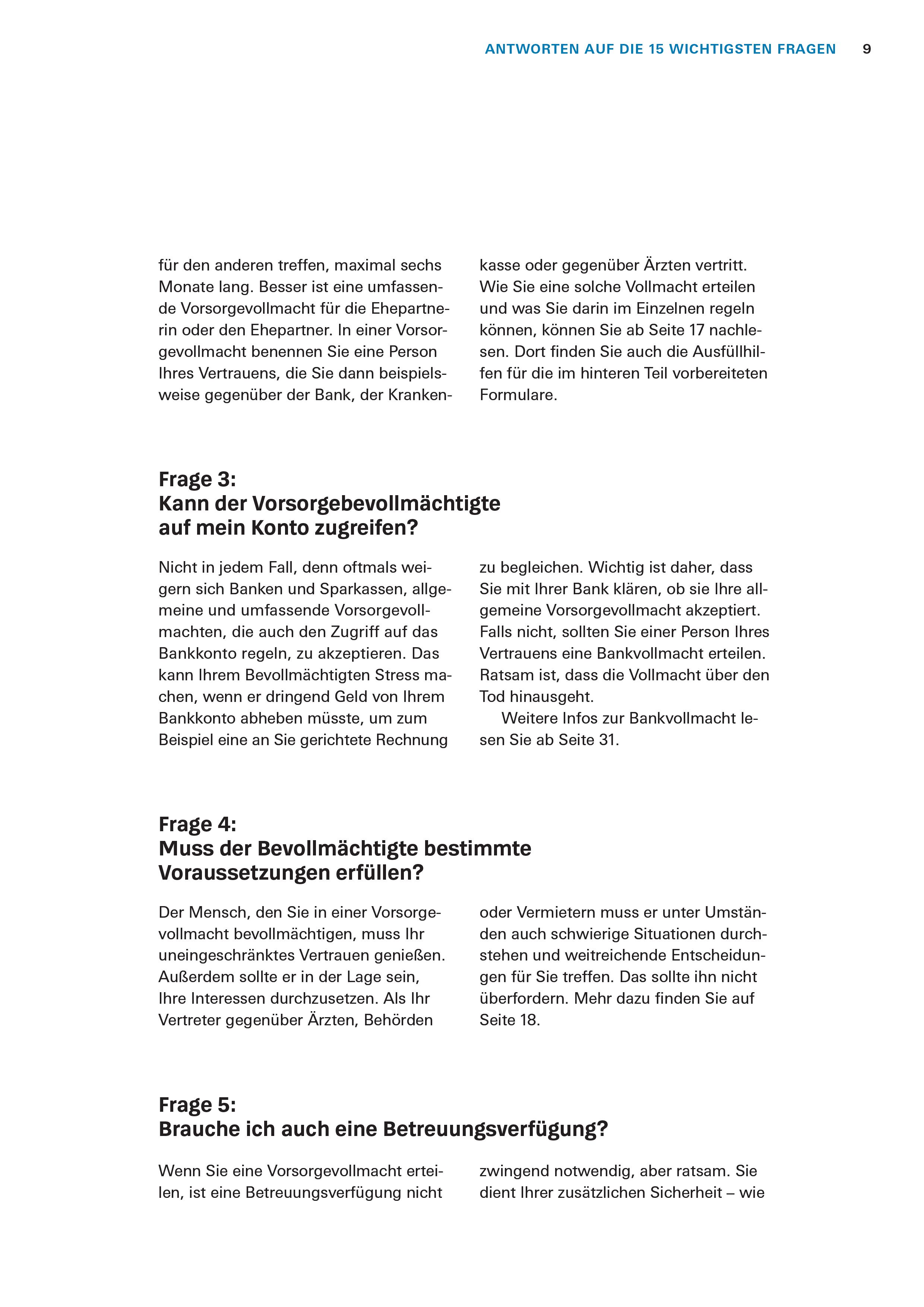 Das Vorsorge-Set