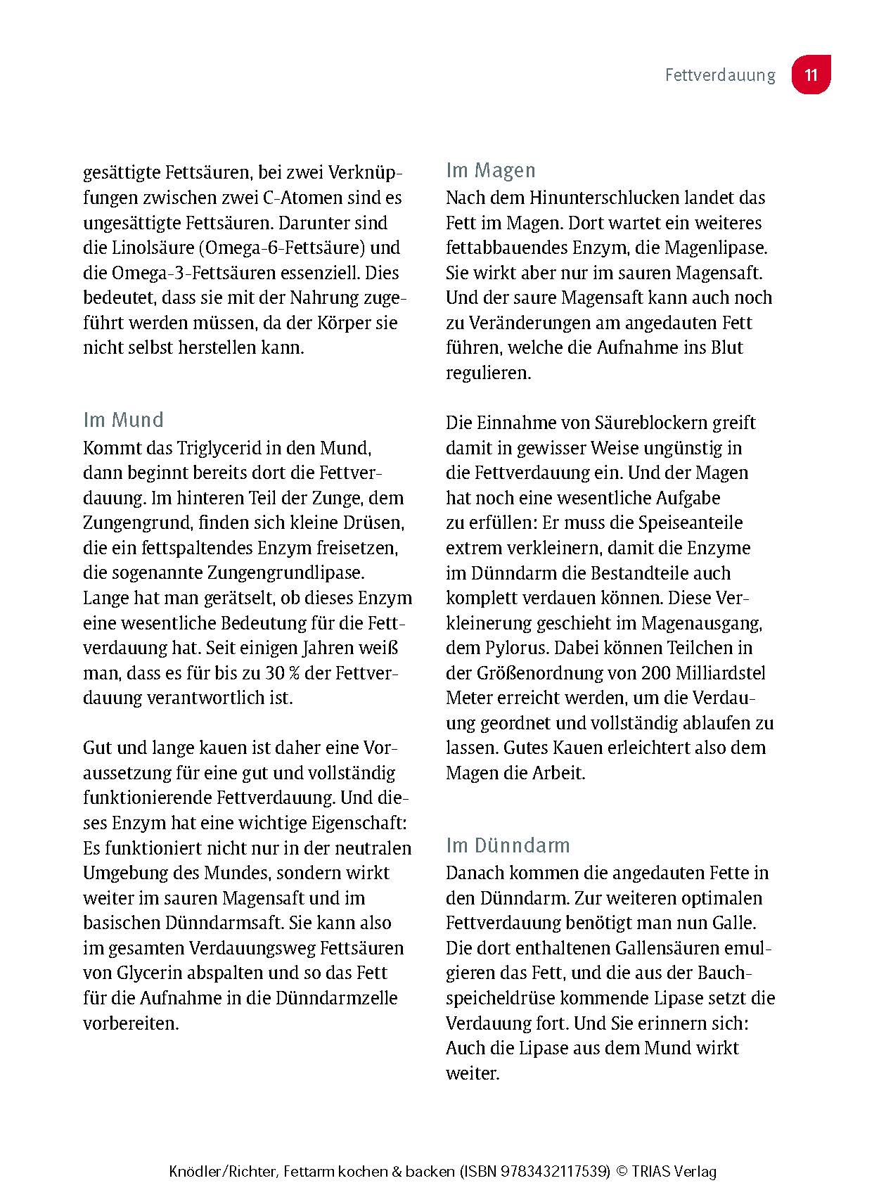 Fettarm kochen & backen