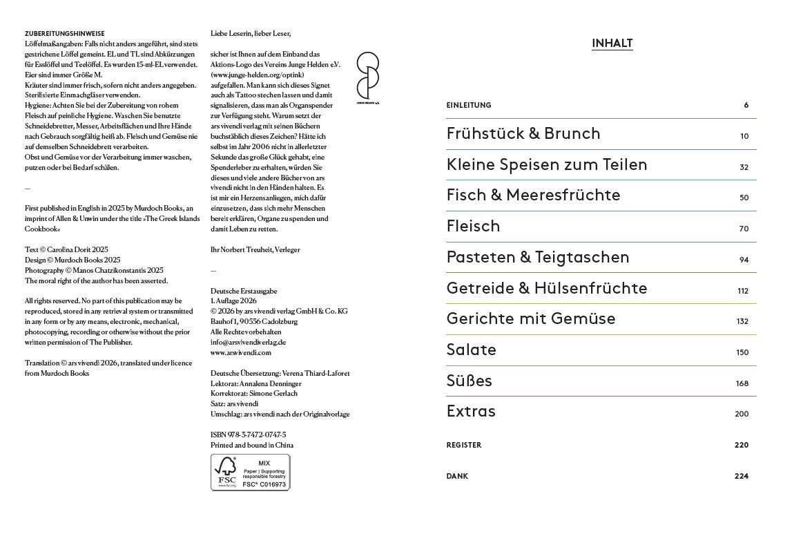Griechische Inselküche
