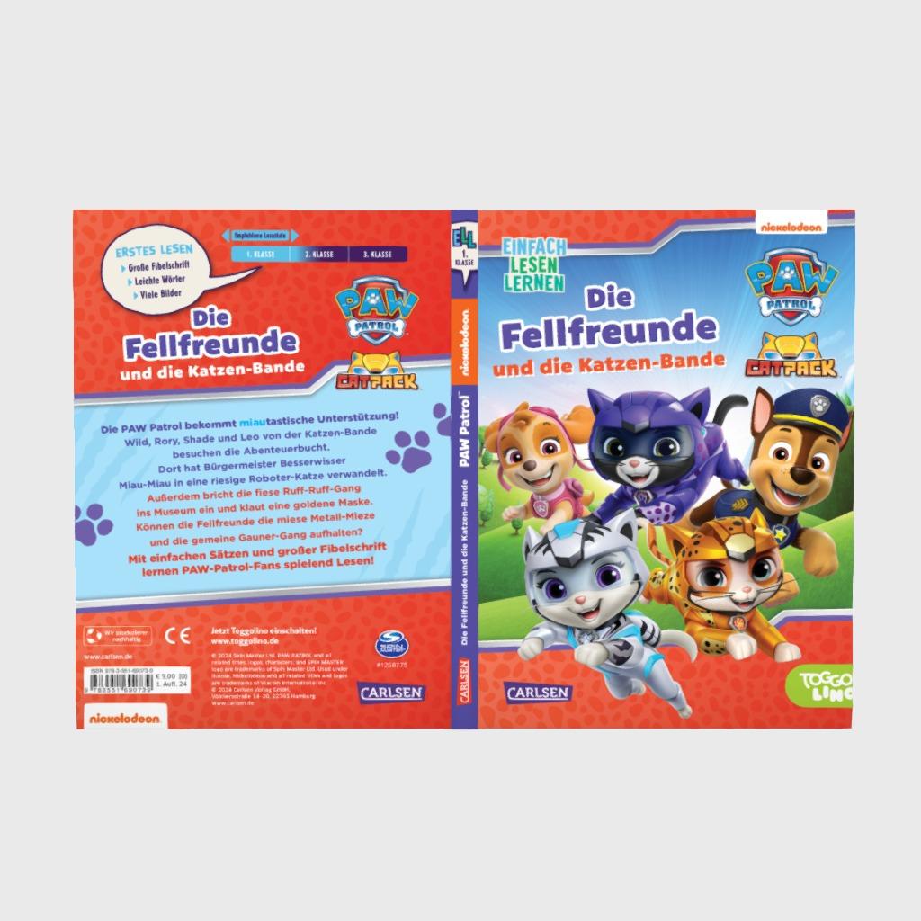 PAW Patrol Erstlesebuch: Die Fellfreunde und die Katzen-Bande