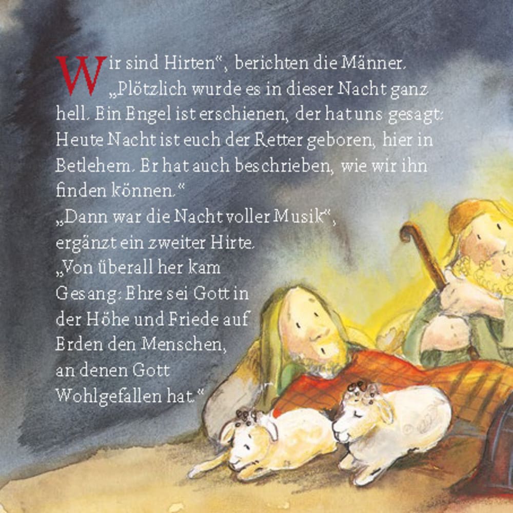 Jesus wird geboren. Mini-Bilderbuch.