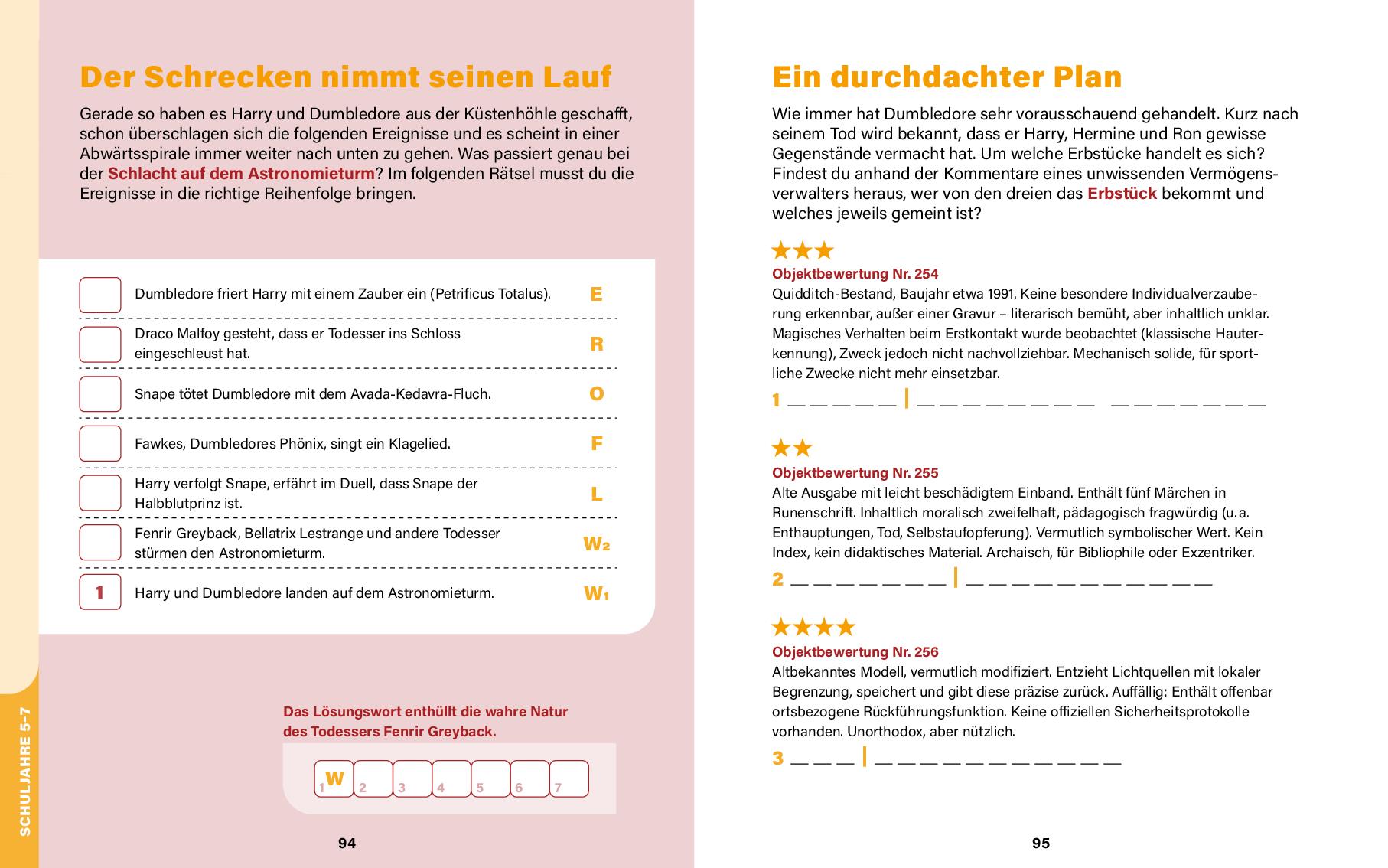 Potterversum I Wissen in Rätseln