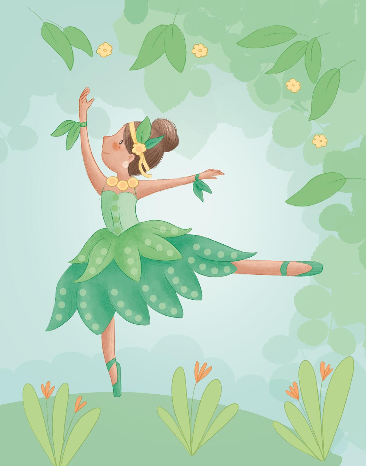 Diamantsticker Anziehpuppen – Ballett