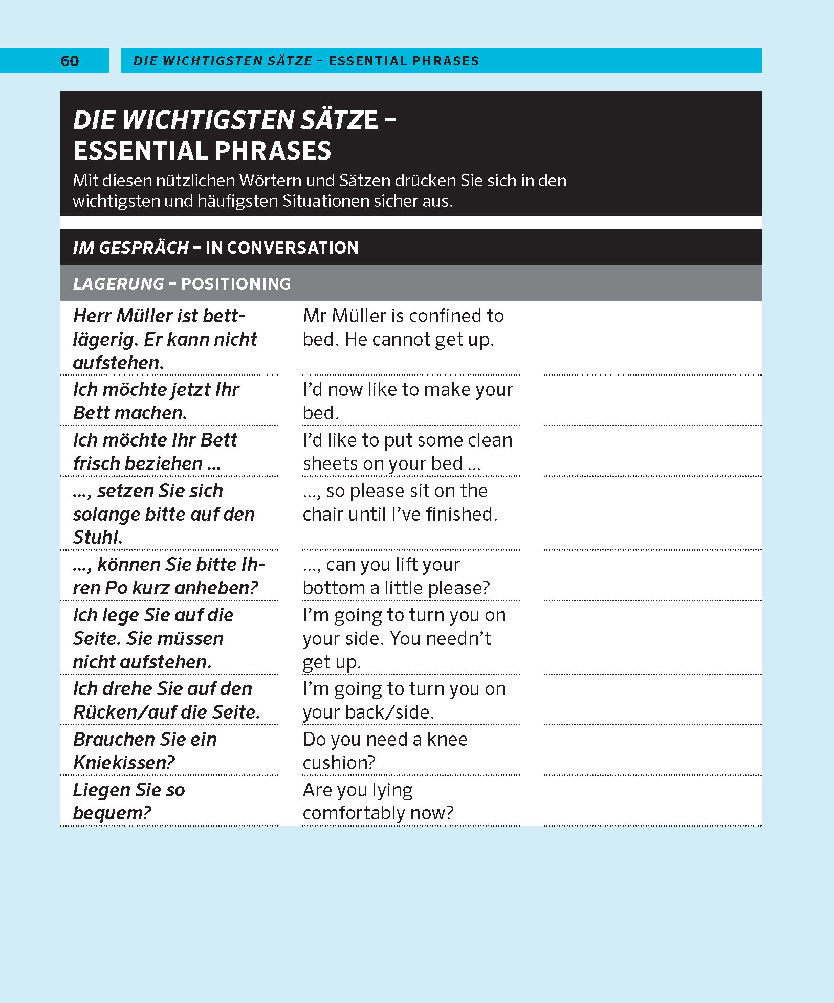 PONS Bildwörterbuch Deutsch für Pflegekräfte