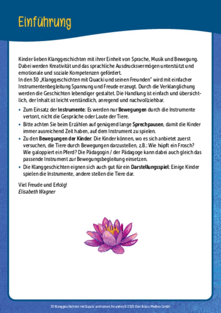 Klanggeschichten mit Quacki und seinen Freunden