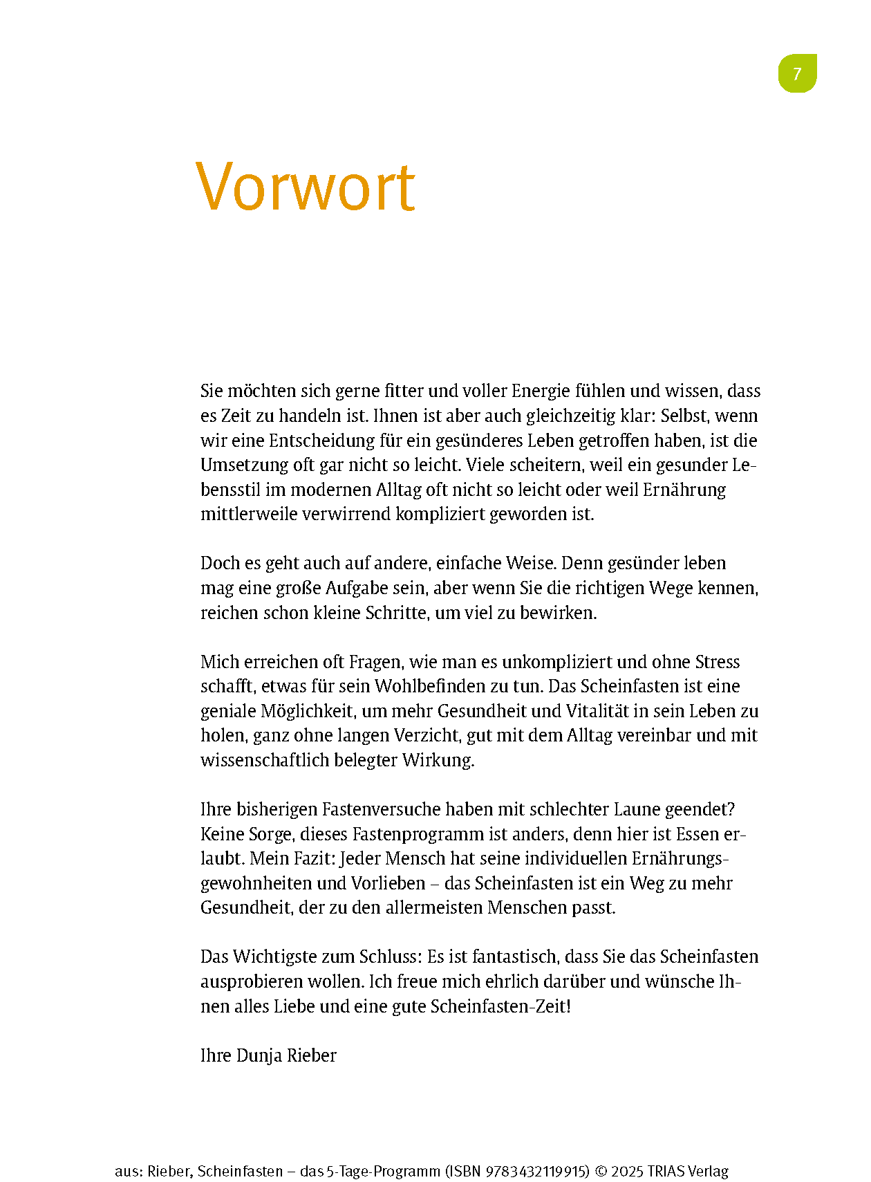 Scheinfasten - das 5-Tage-Programm