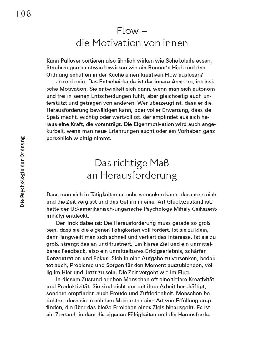 Ordnung für immer