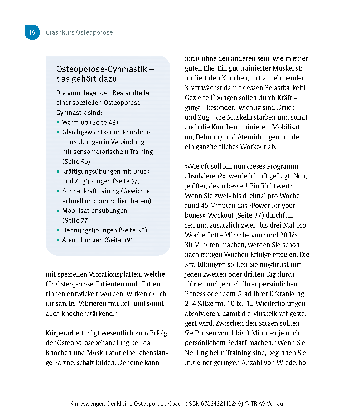 Der kleine Osteoporose-Coach