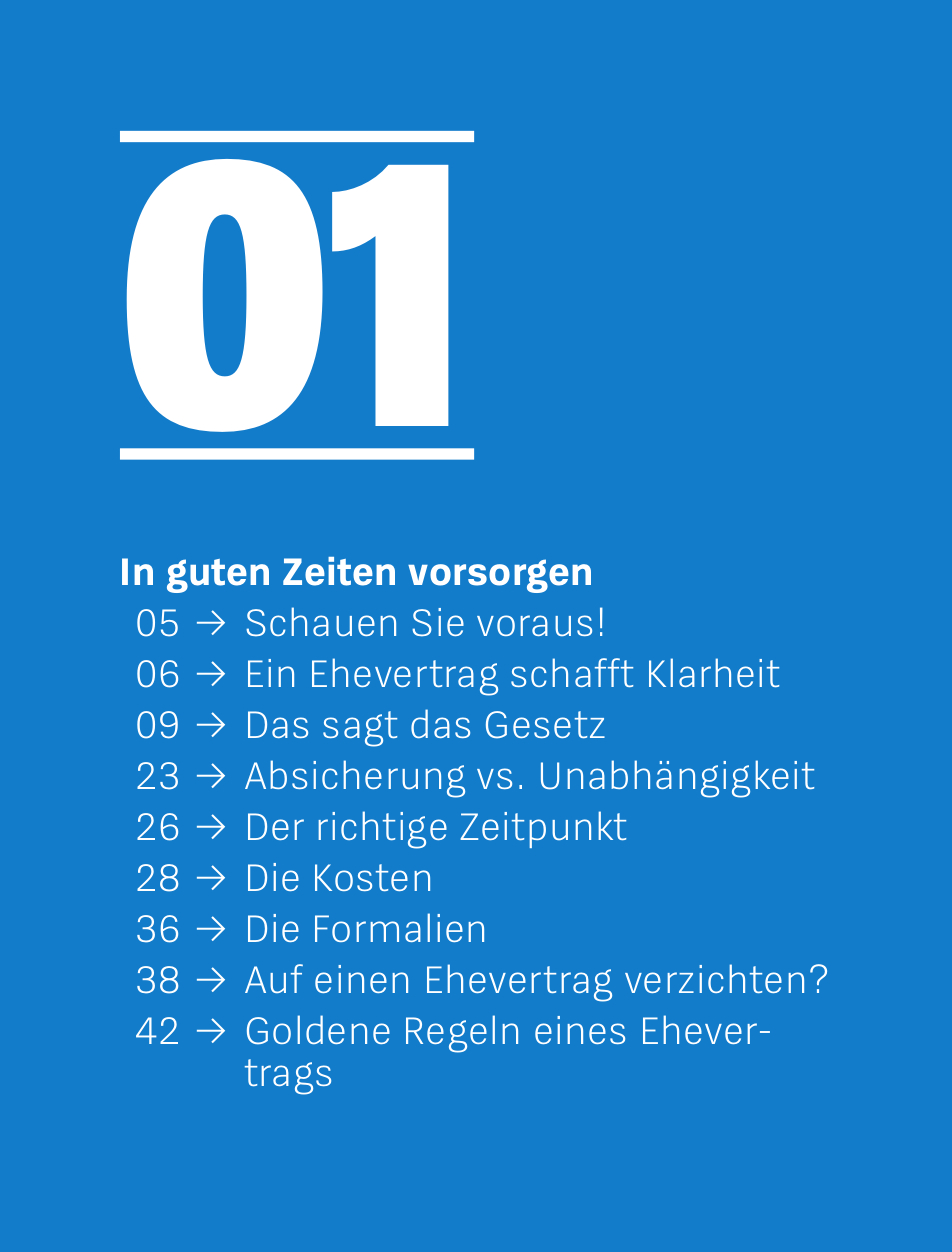 Der Ehevertrag