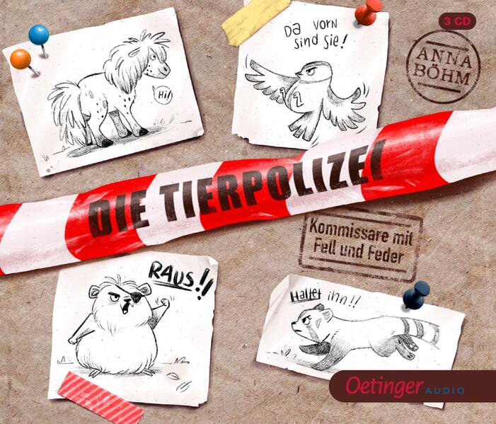 Die Tierpolizei 1. Kommissare mit Fell und Feder (Audio-CD)