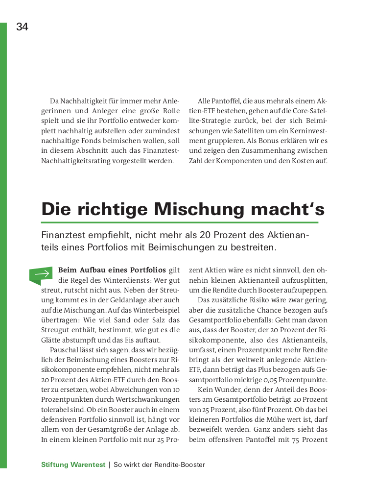 Der ETF-Booster für Ihre Geldanlage