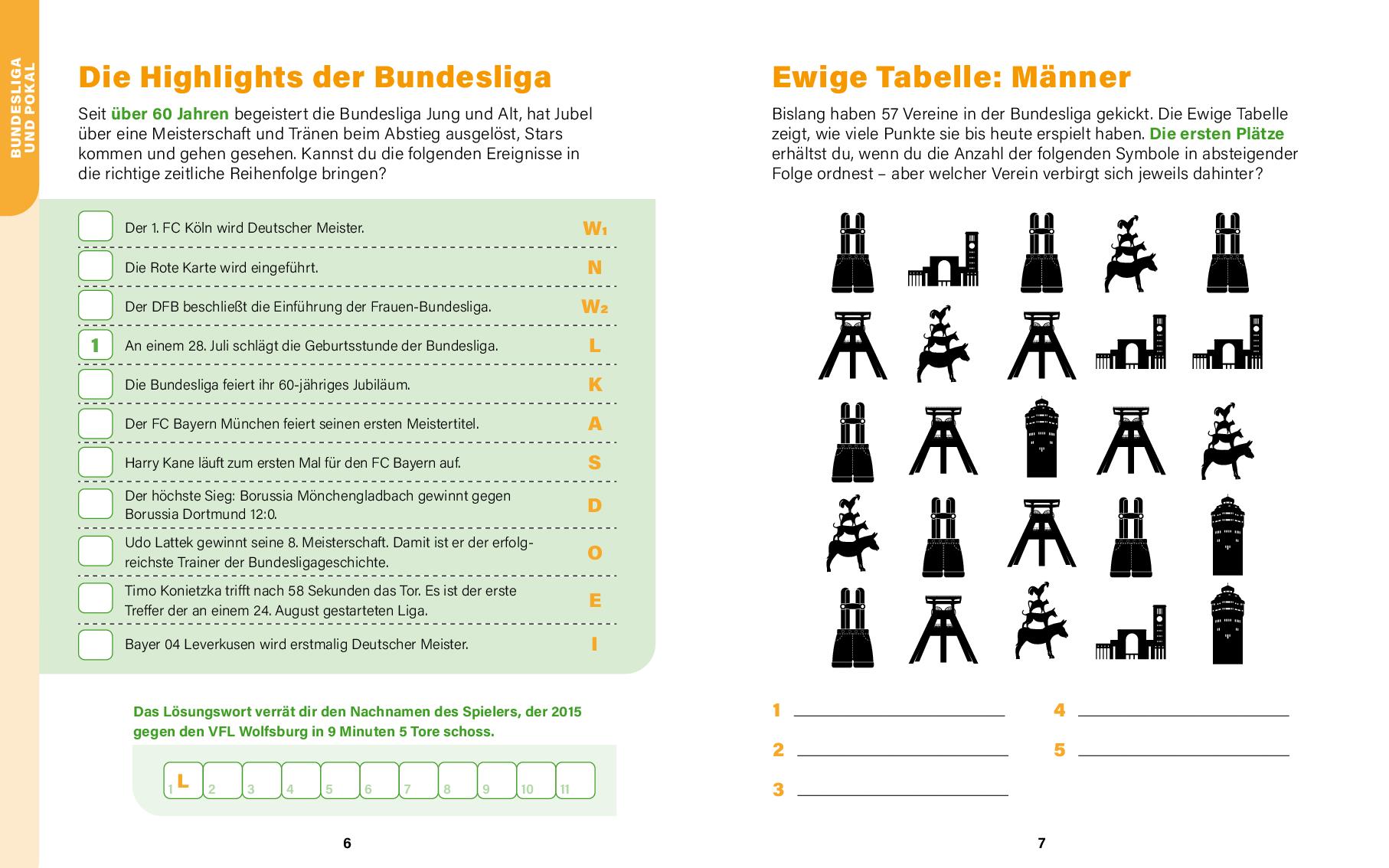 Fußball I Wissen in Rätseln
