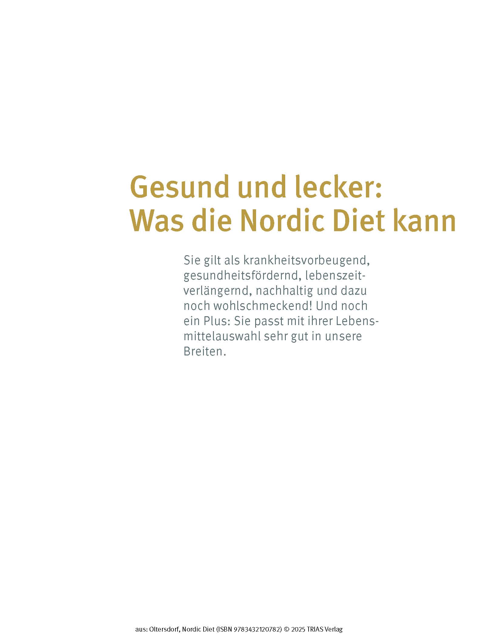 Medical Cooking: Nordic Diet