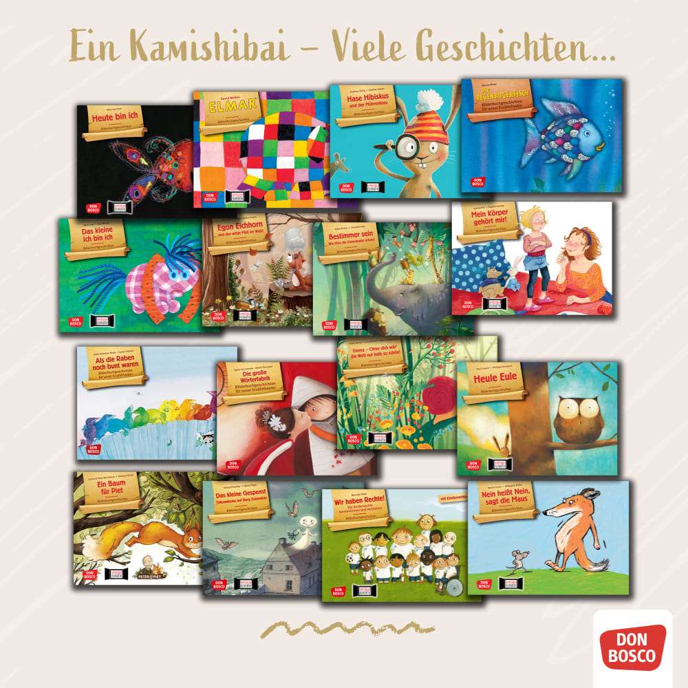 Wichtel Emil und der Weihnachtswirbel. Kamishibai Bildkartenset