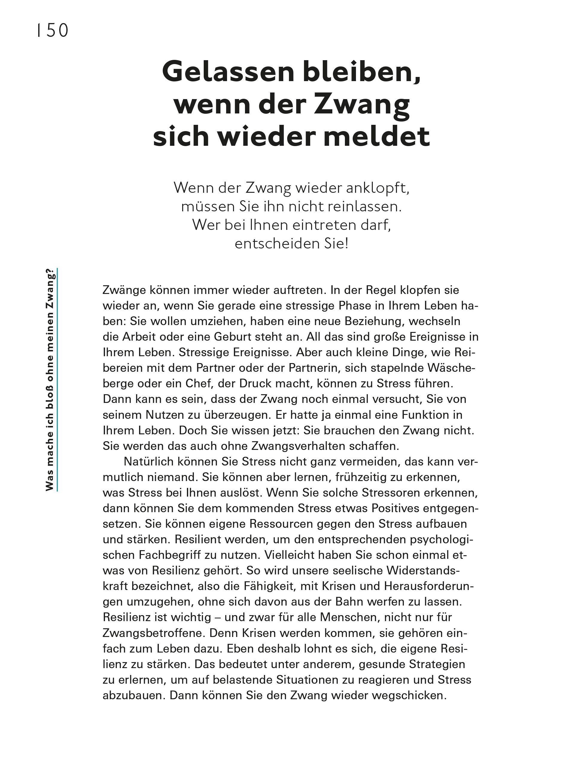 Nimm den Zwängen die Macht