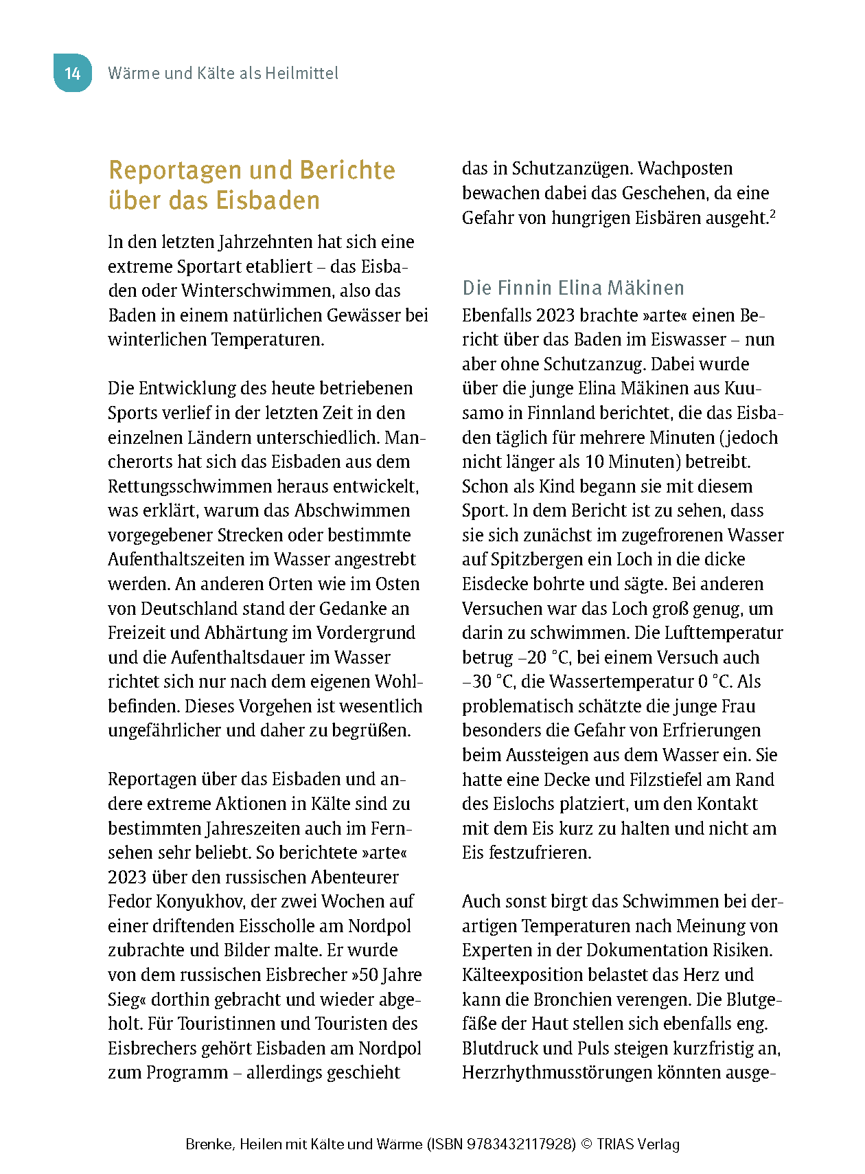 Heilen mit Kälte und Wärme